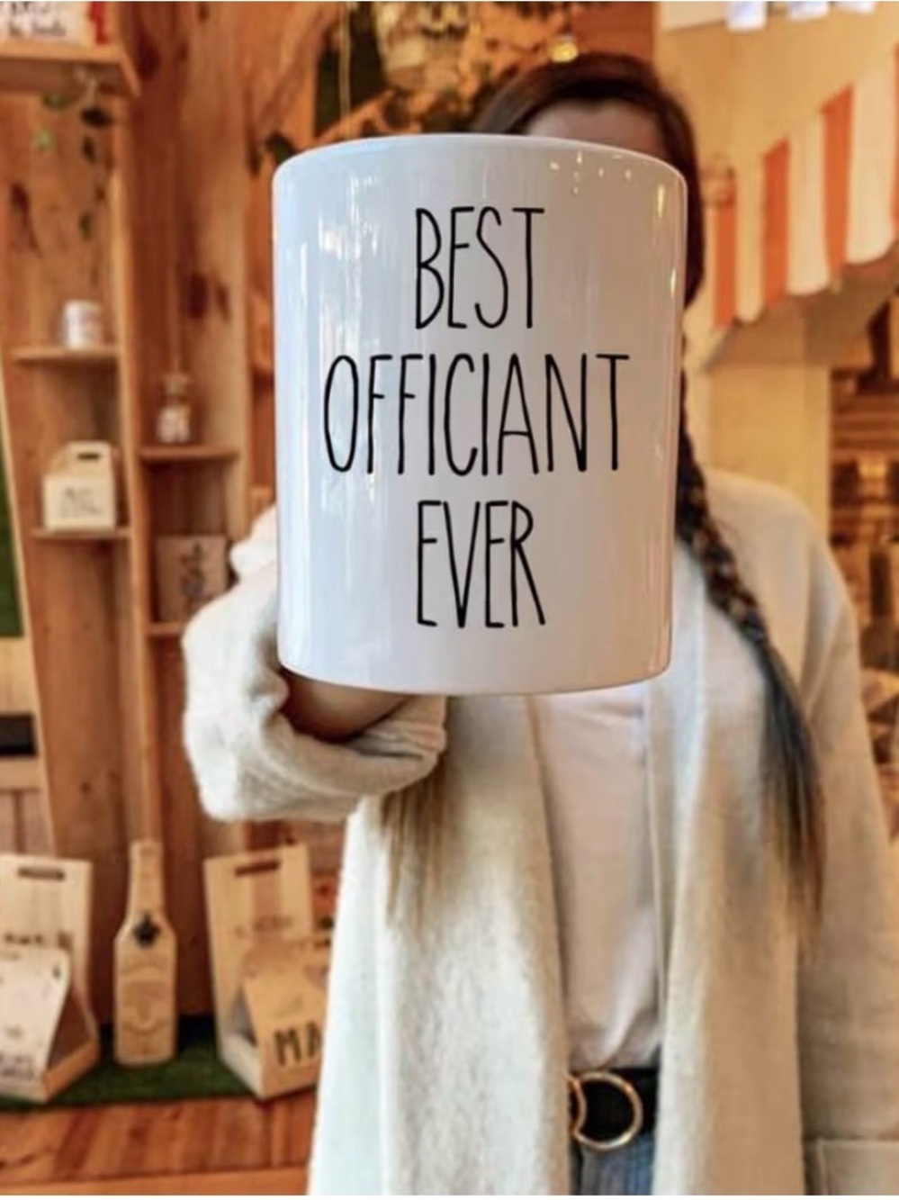 Best Officiant Ever White Ceramic Gift Mug